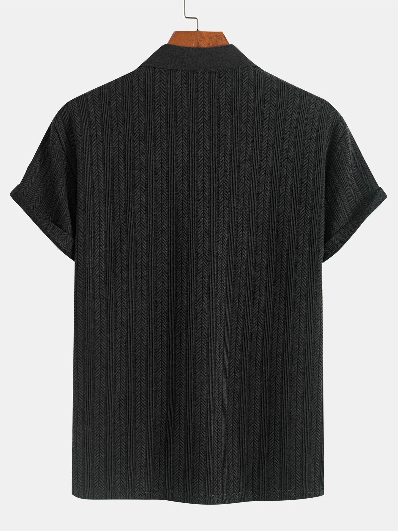 George® | Textured Zipper Polo - Image 4