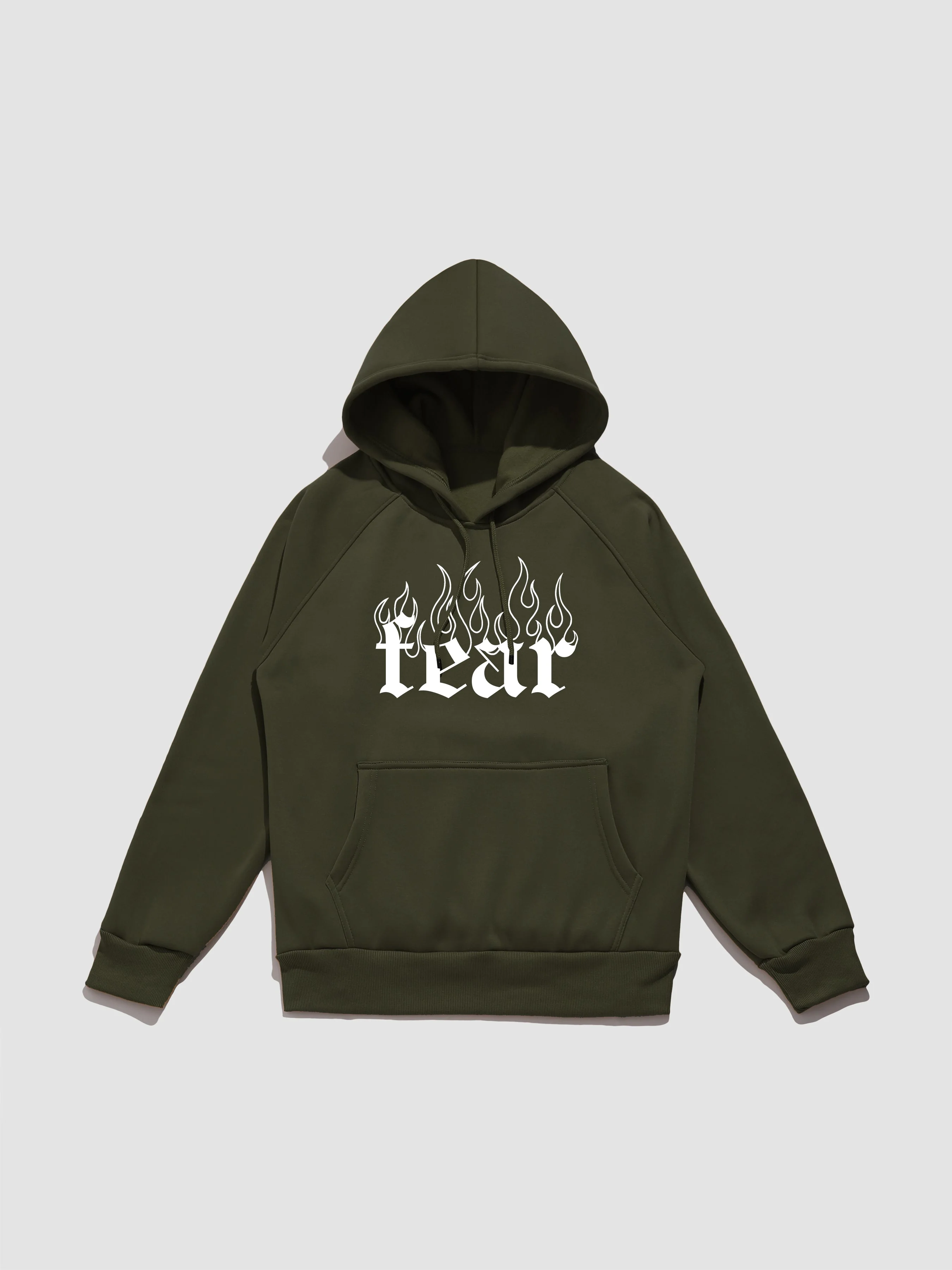 George | Gothic Flame Print Hoodie - Image 4