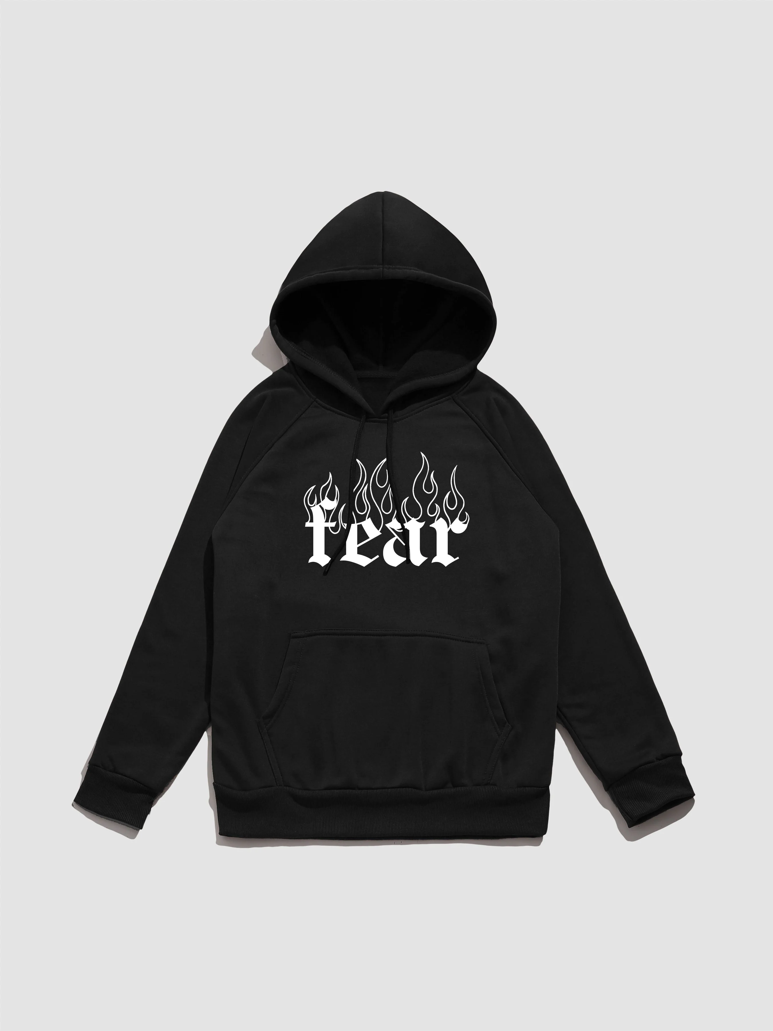 George | Gothic Flame Print Hoodie - Image 5