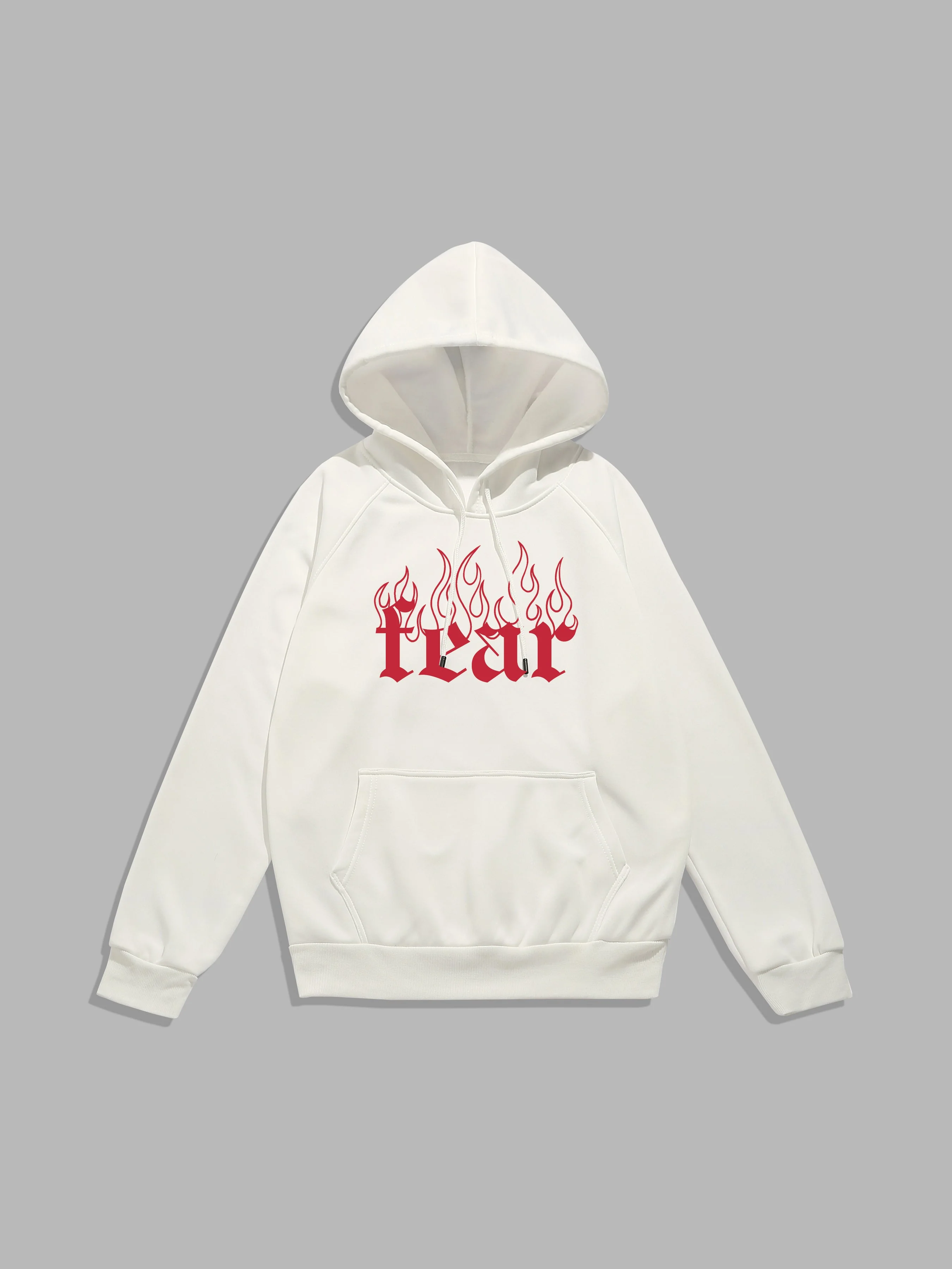 George | Gothic Flame Print Hoodie - Image 7