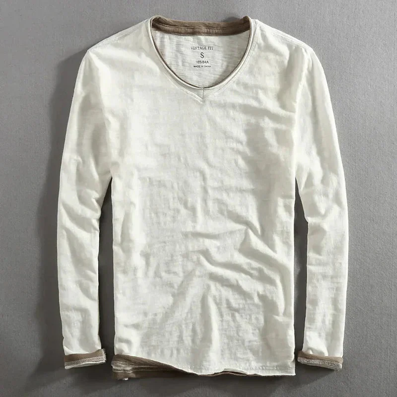 George | Long-sleeved cotton shirt - Image 3