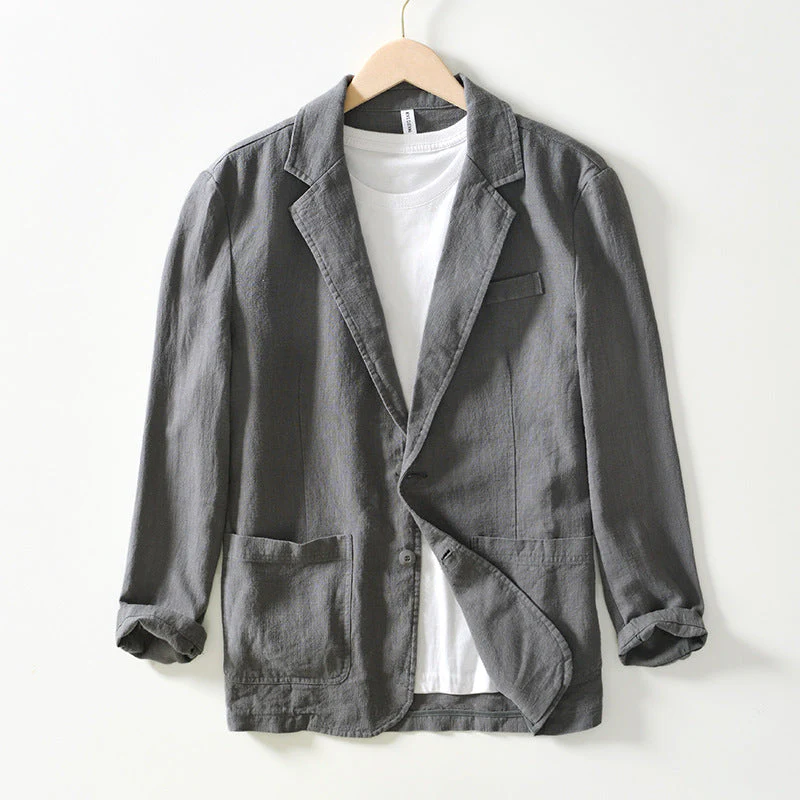 Geraint® | Casual Linen Blazer Jacket - Image 3