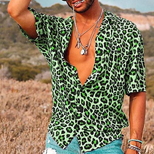 Gerald | Leopard Print Shirt - Image 2