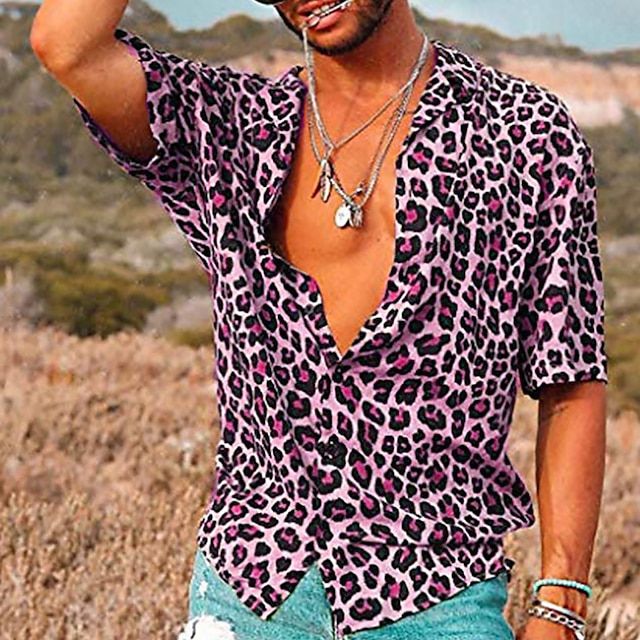 Gerald | Leopard Print Shirt - Image 3