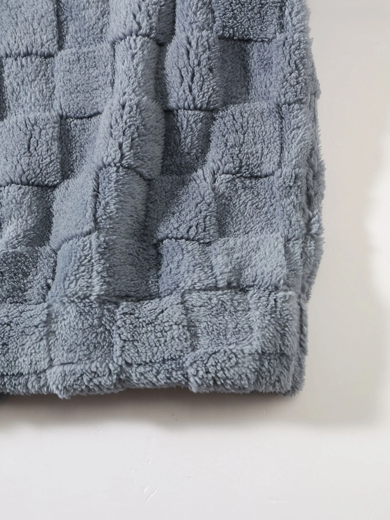 Gerald | Relax Fit Checkerboard Teddy Hoodie - Image 9