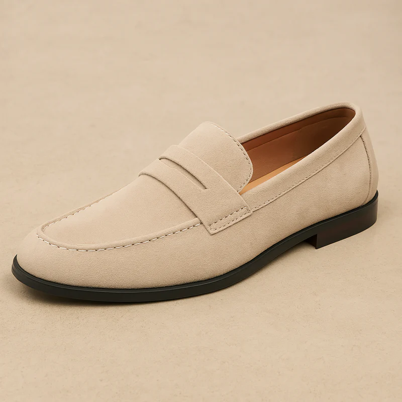 Gerardo | Old Money Suede Penny Loafers - Image 5