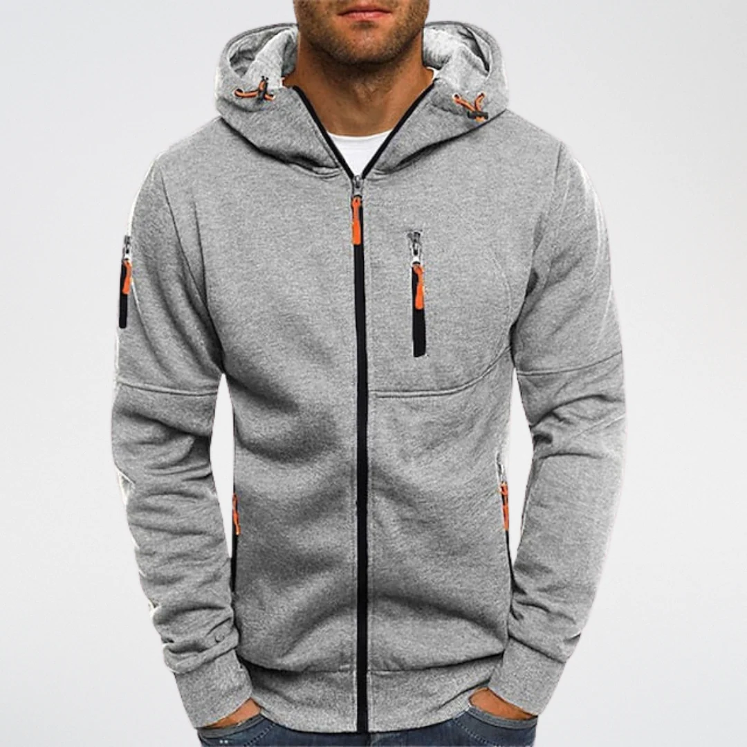 Gerrit | Urban Utility Zip-Up Hoodie for Men - Image 6