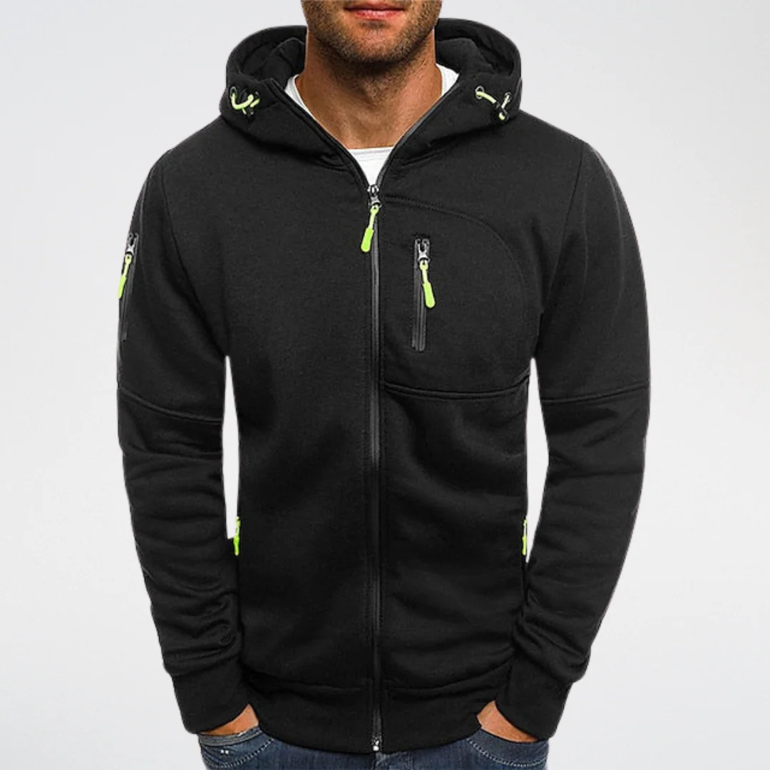 Gerrit | Urban Utility Zip-Up Hoodie for Men - Image 7