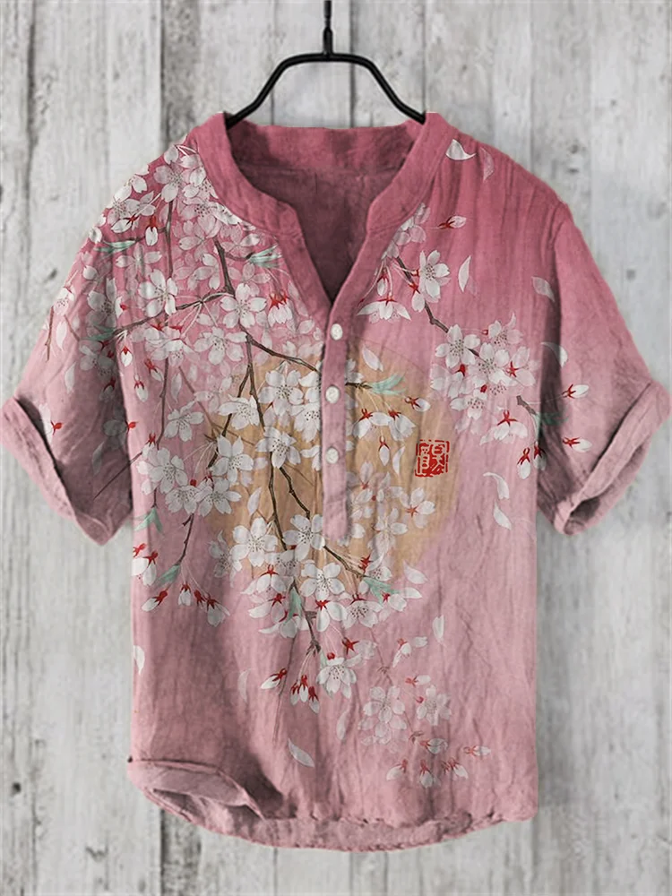 Gervasio® | Japanese Vintage Shirt With Short Sleeves - Image 5