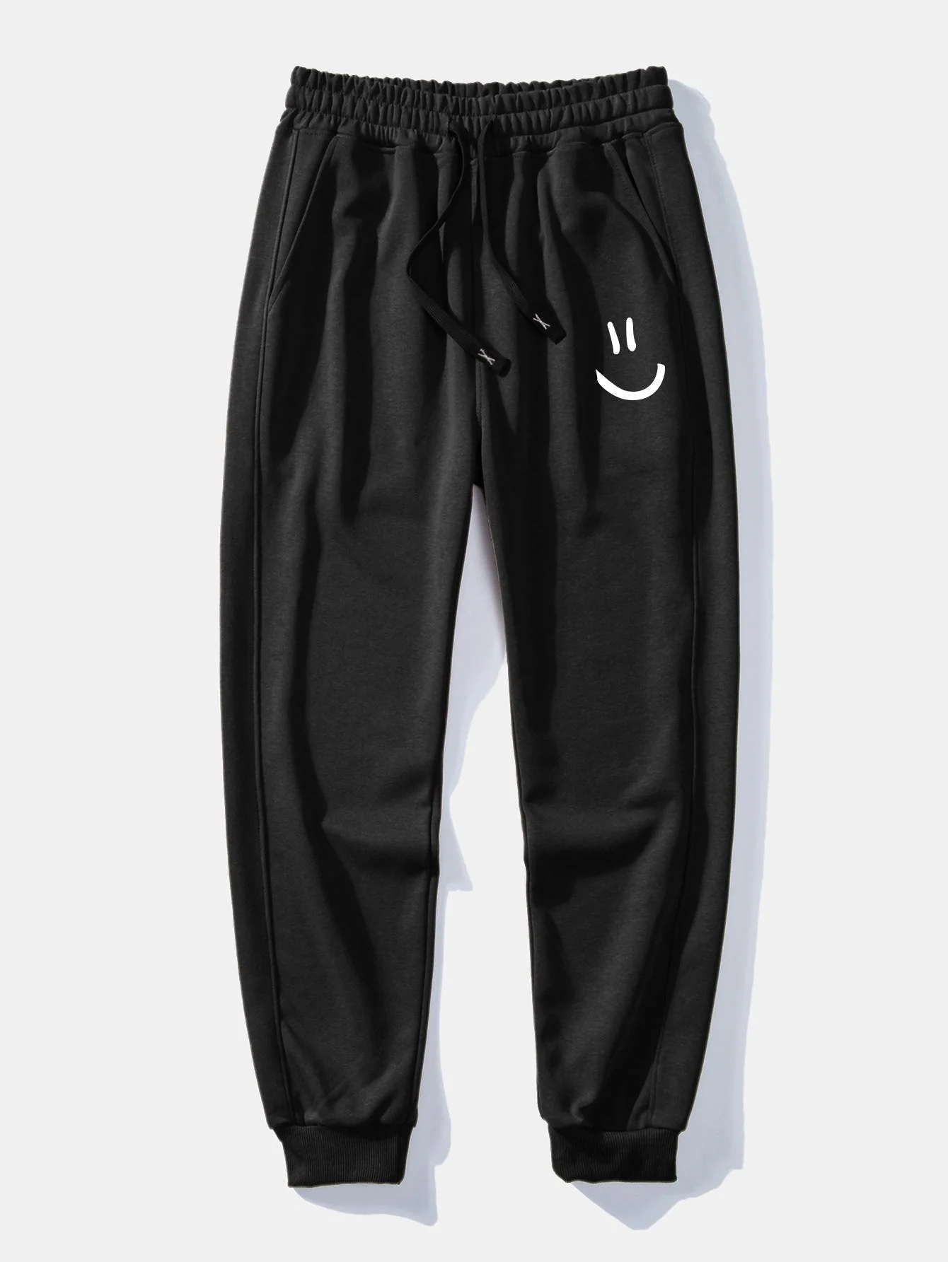 Gervasio® | Smiley Face Print Jogging Pants
