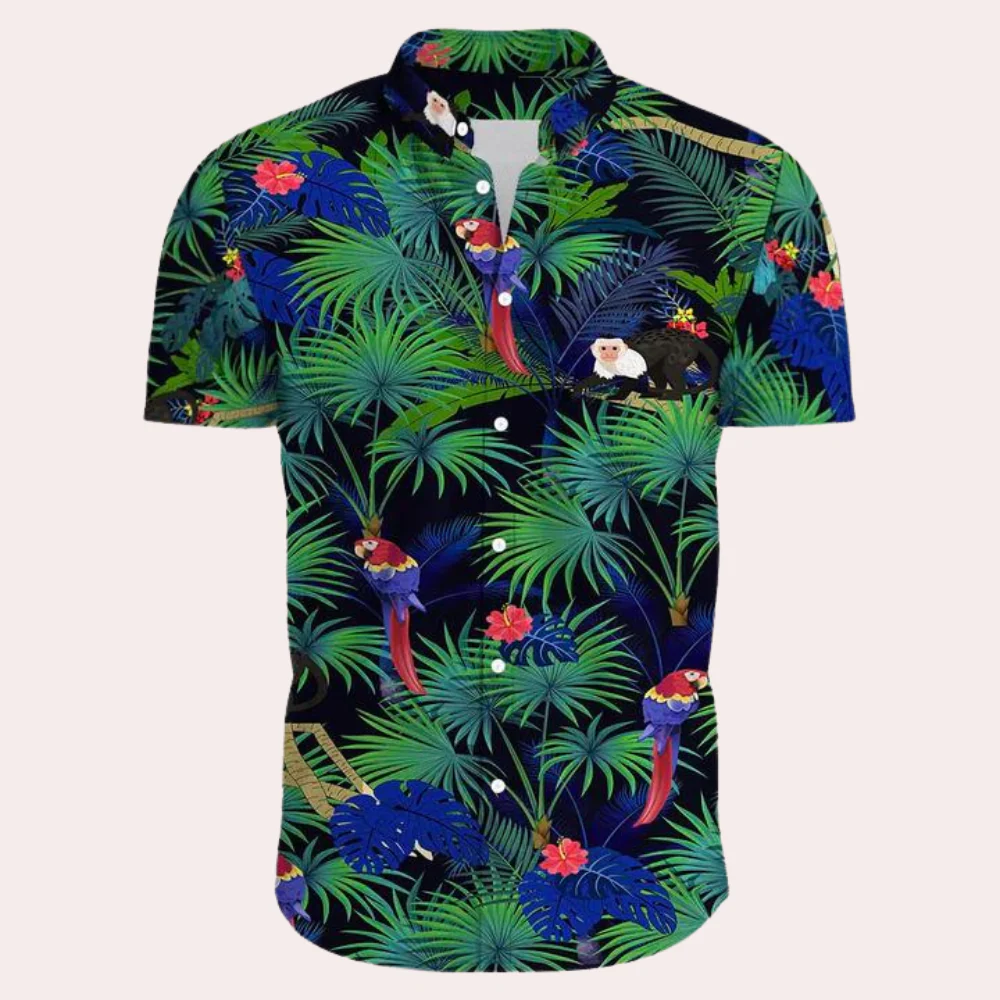Gideon® | Colorful And Trendy Hawaiian Shirt For Men - Image 2