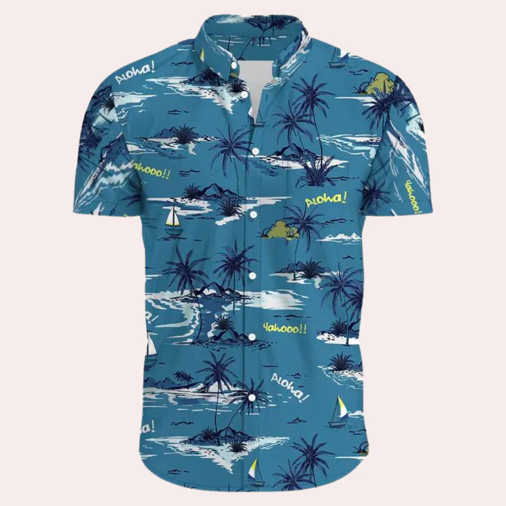 Gideon® | Colorful And Trendy Hawaiian Shirt For Men - Image 4