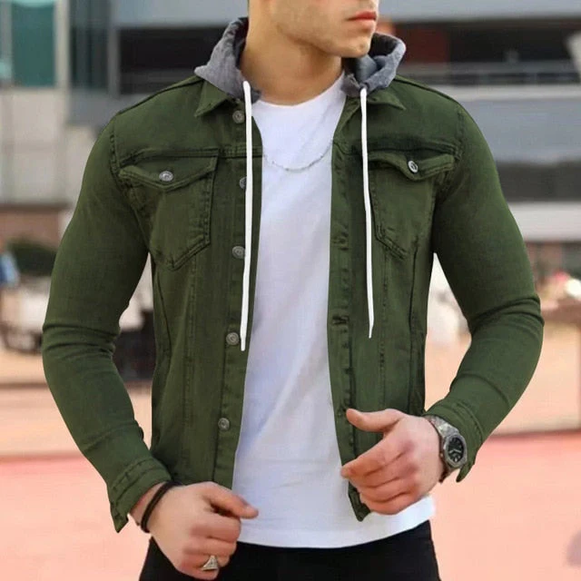 Gideon® | Trendy Lightweight Jacket With Hood For Men - Image 4