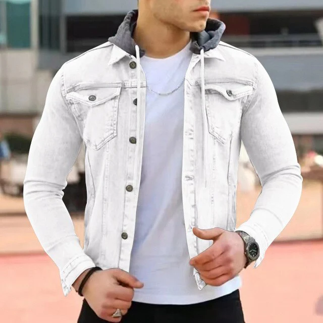 Gideon® | Trendy Lightweight Jacket With Hood For Men - Image 6