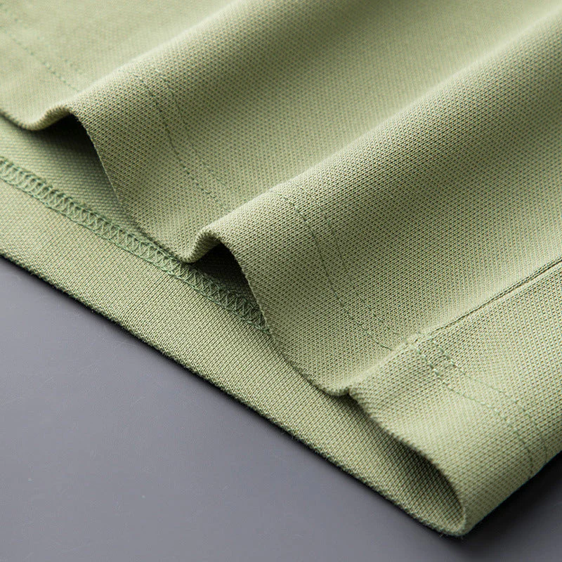 Gideon | Elegant Cotton Polo Shirt - Image 10