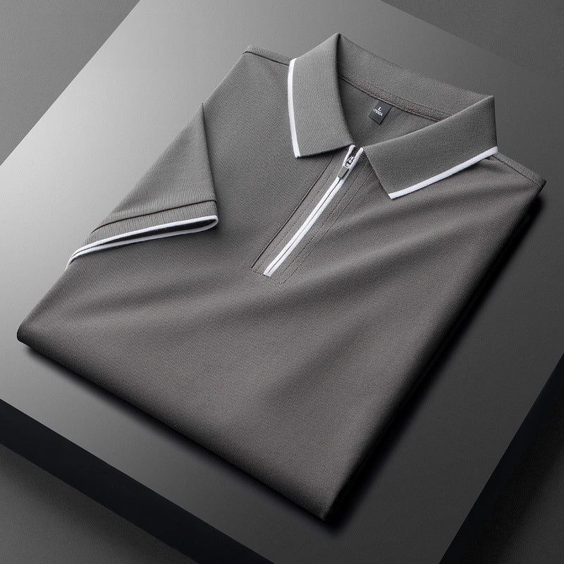 Gideon | Elegant Cotton Polo Shirt - Image 5