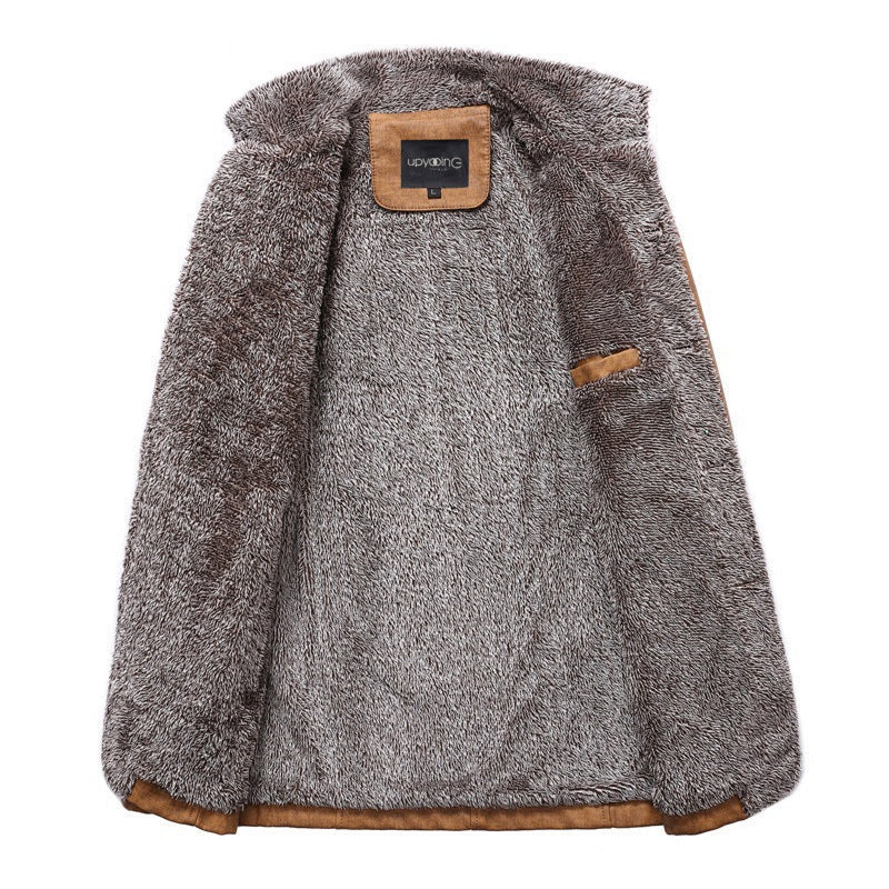 Gideon | Fleece-lined vintage jacket for men - Image 2