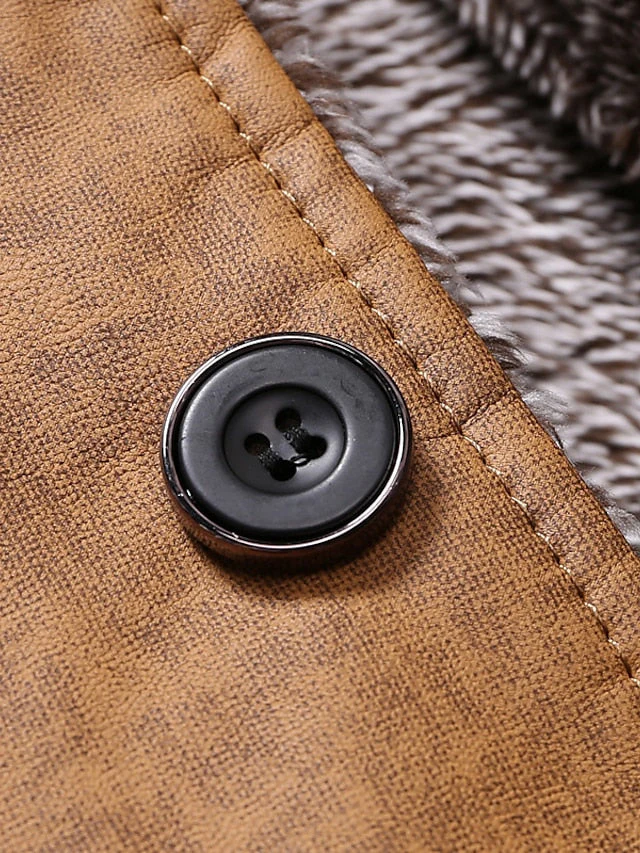 Gideon | Fleece-lined vintage jacket for men - Image 3