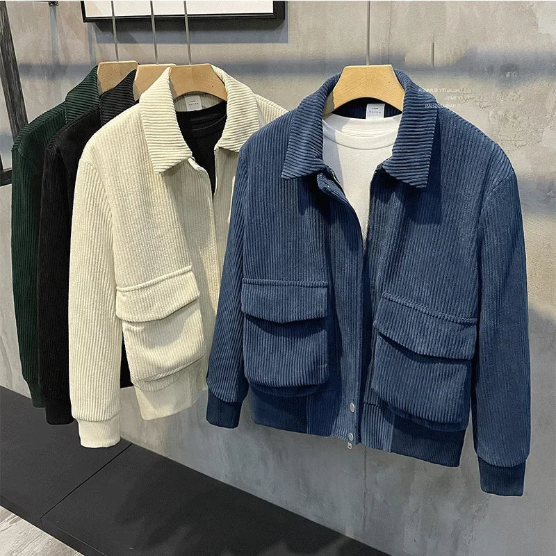 Gifford® | Luxury Corduroy Korean Jacket For Men - Image 2