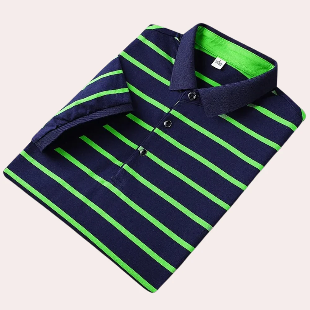 Giles® | Men'S Striped Polo Shirt - Image 3