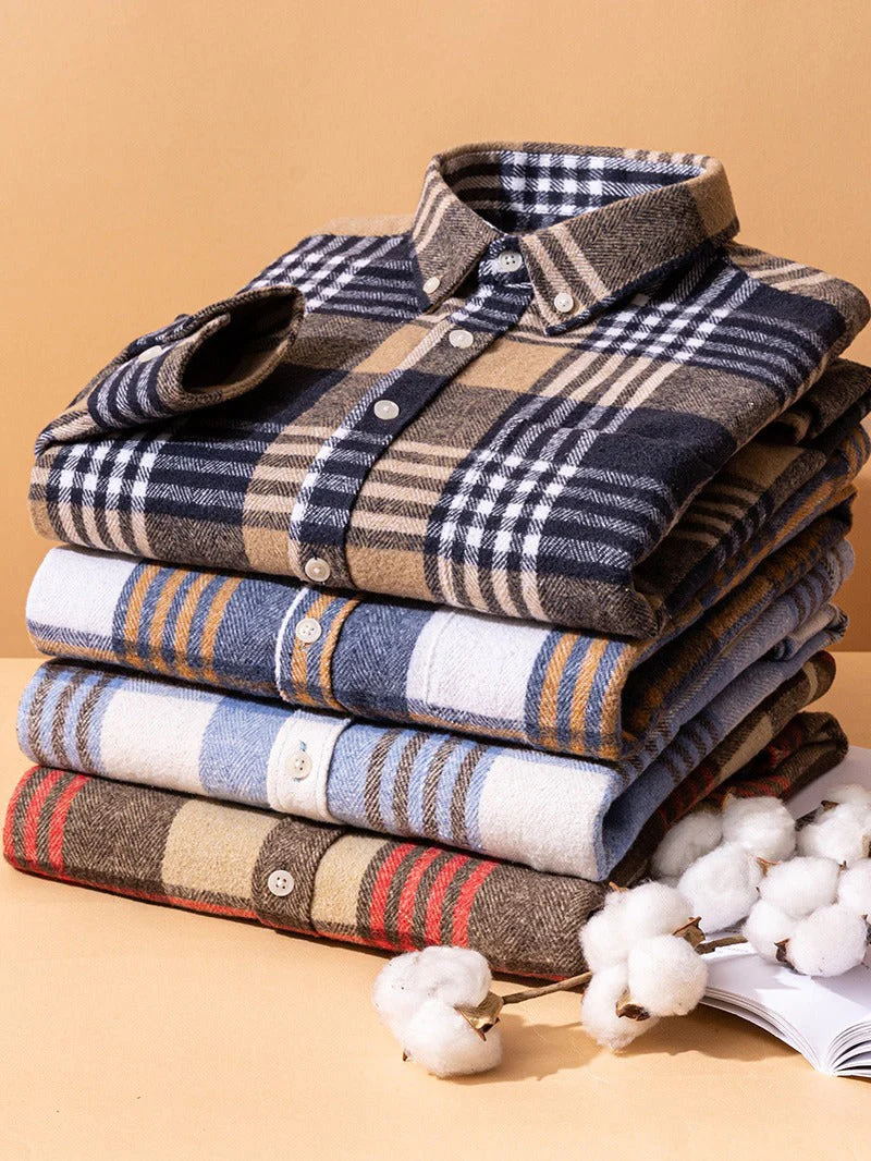 Gilmore | Cotton plaid shirt - Image 5
