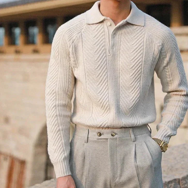 Gino | Classic knitted polo - Image 10