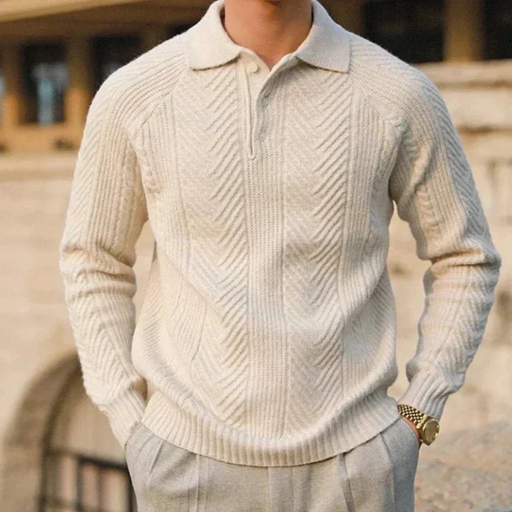 Gino | Classic knitted polo - Image 13