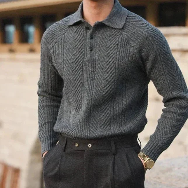 Gino | Classic knitted polo - Image 6