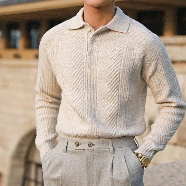 Gino | Classic knitted polo - Image 9