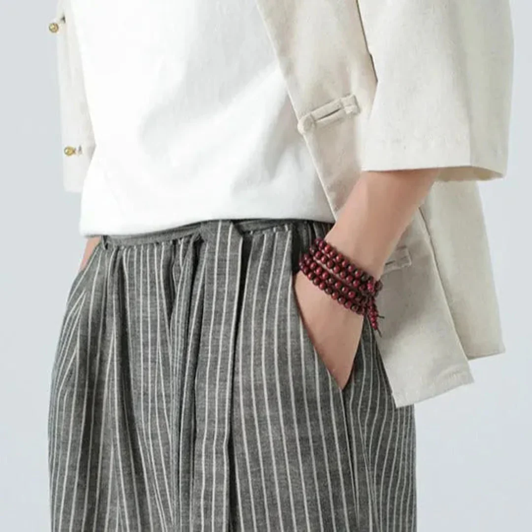 Giovanni | Linen Jogger Pants - Image 3
