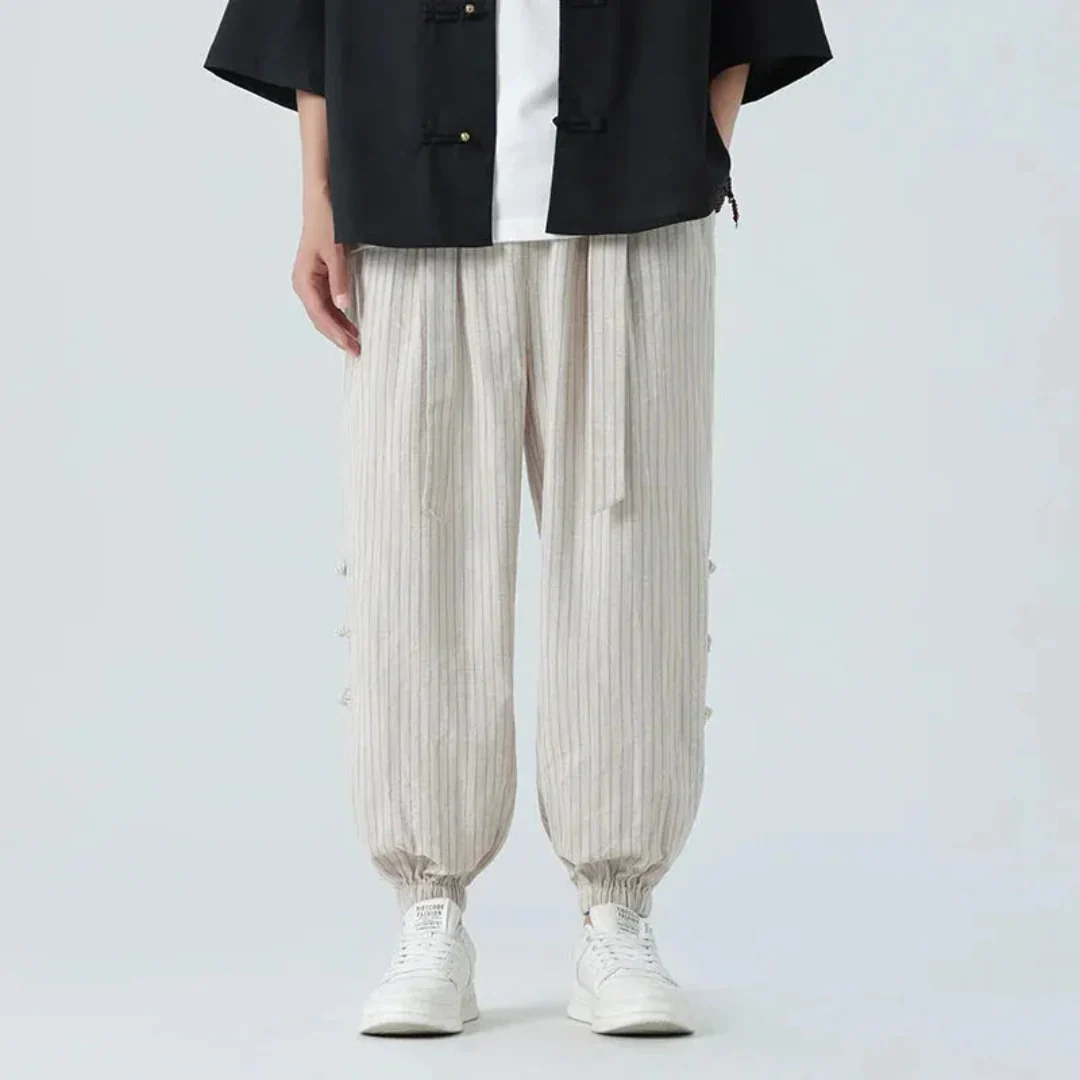 Giovanni | Linen Jogger Pants - Image 4