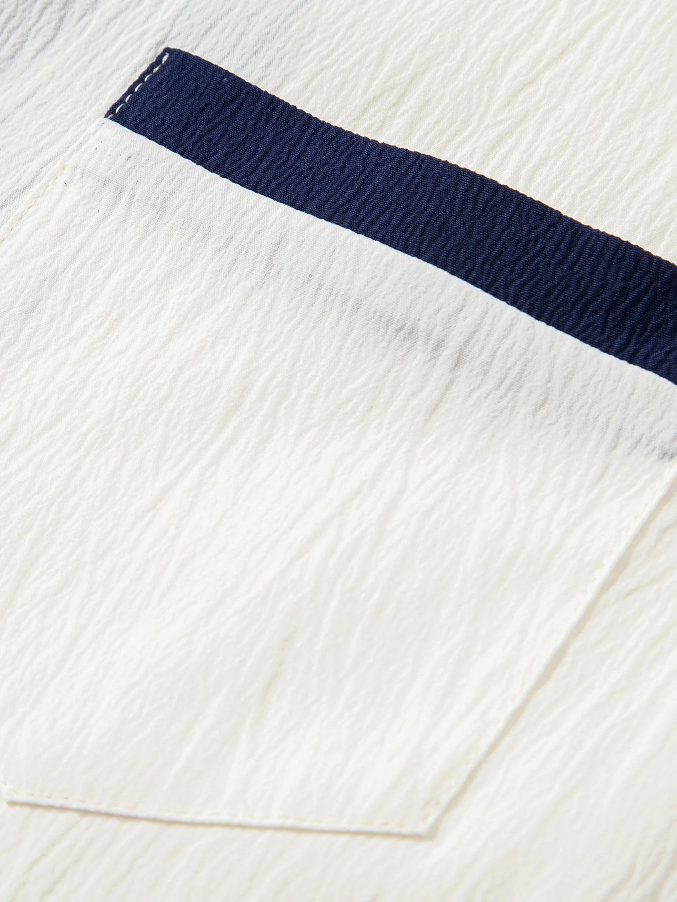 Glenn® | Textured Contrast Cuban Shirt - Image 8