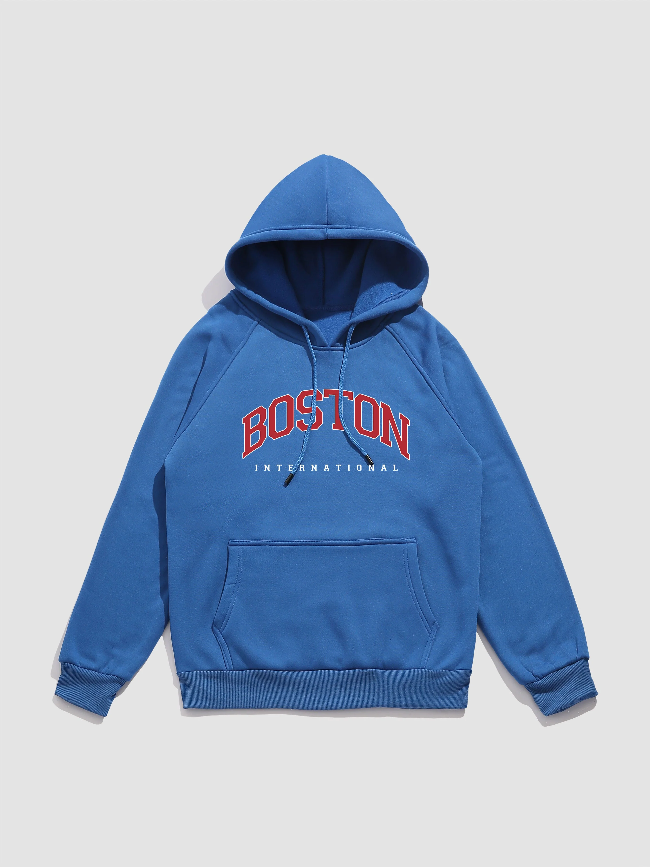Glenn | Boston Letter Print Hoodies - Image 2