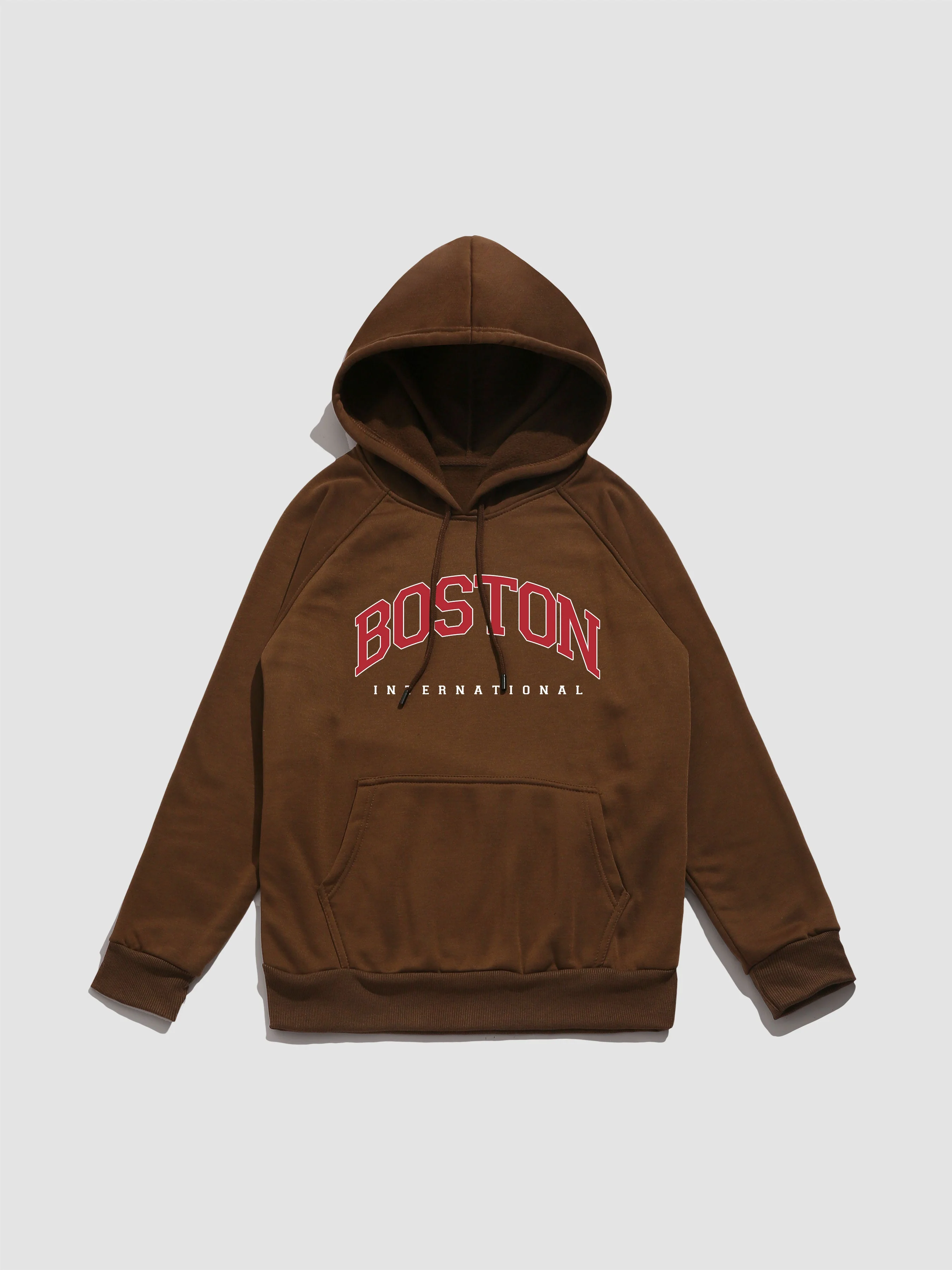 Glenn | Boston Letter Print Hoodies - Image 3