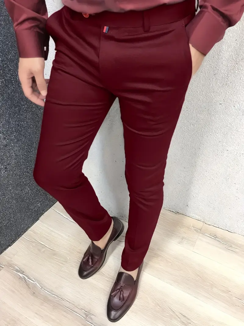Godfrey® | Semi-Formal Slim Fit Suit Trousers - Image 5