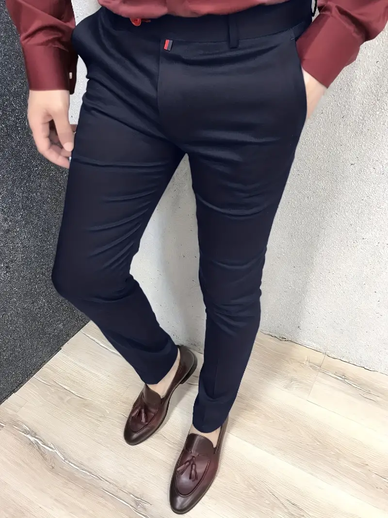 Godfrey® | Semi-Formal Slim Fit Suit Trousers - Image 6