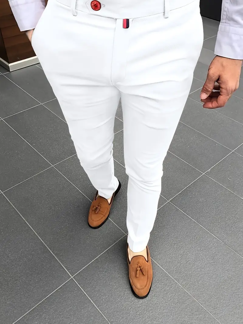 Godfrey® | Semi-Formal Slim Fit Suit Trousers - Image 8