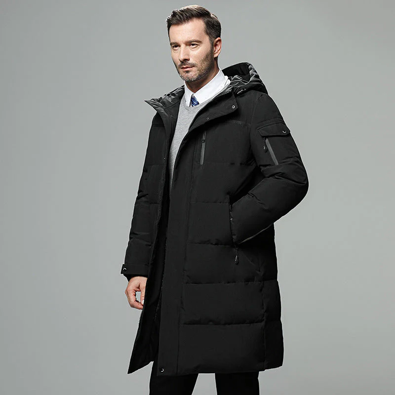 Godwin® | Elegant Long Down Jacket For Men - Image 6