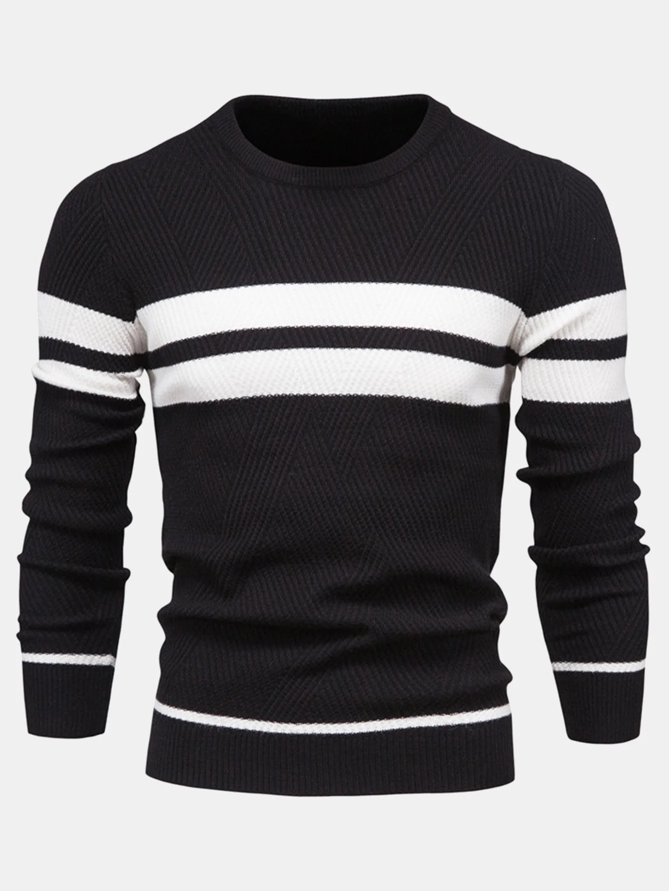 Gordiano® | Stripe Crew Neck Sweater - Image 12