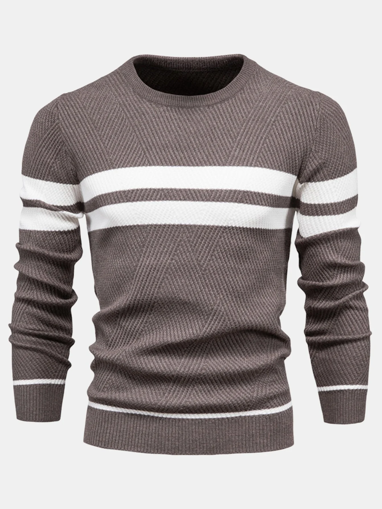 Gordiano® | Stripe Crew Neck Sweater - Image 2