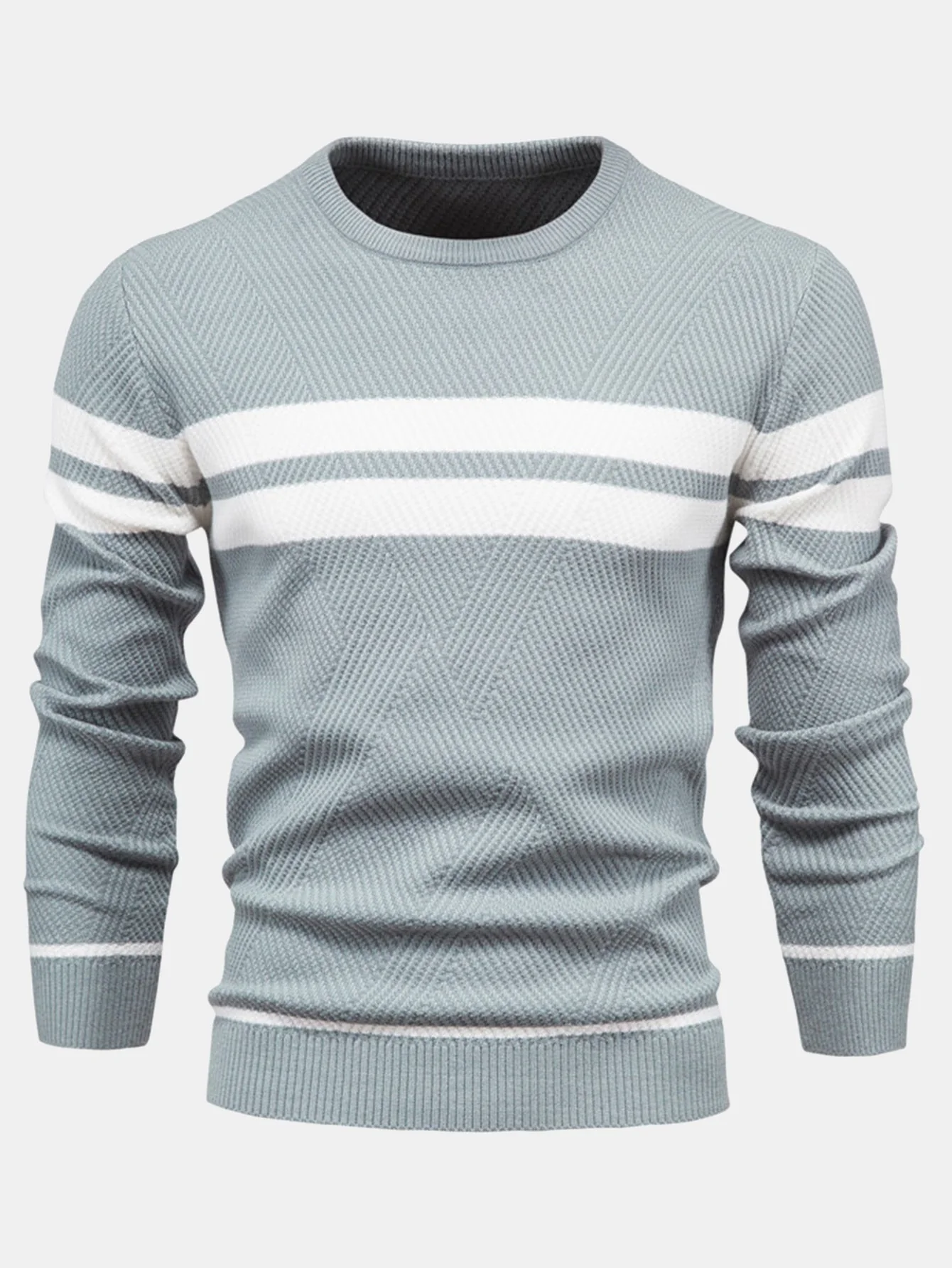Gordiano® | Stripe Crew Neck Sweater - Image 7