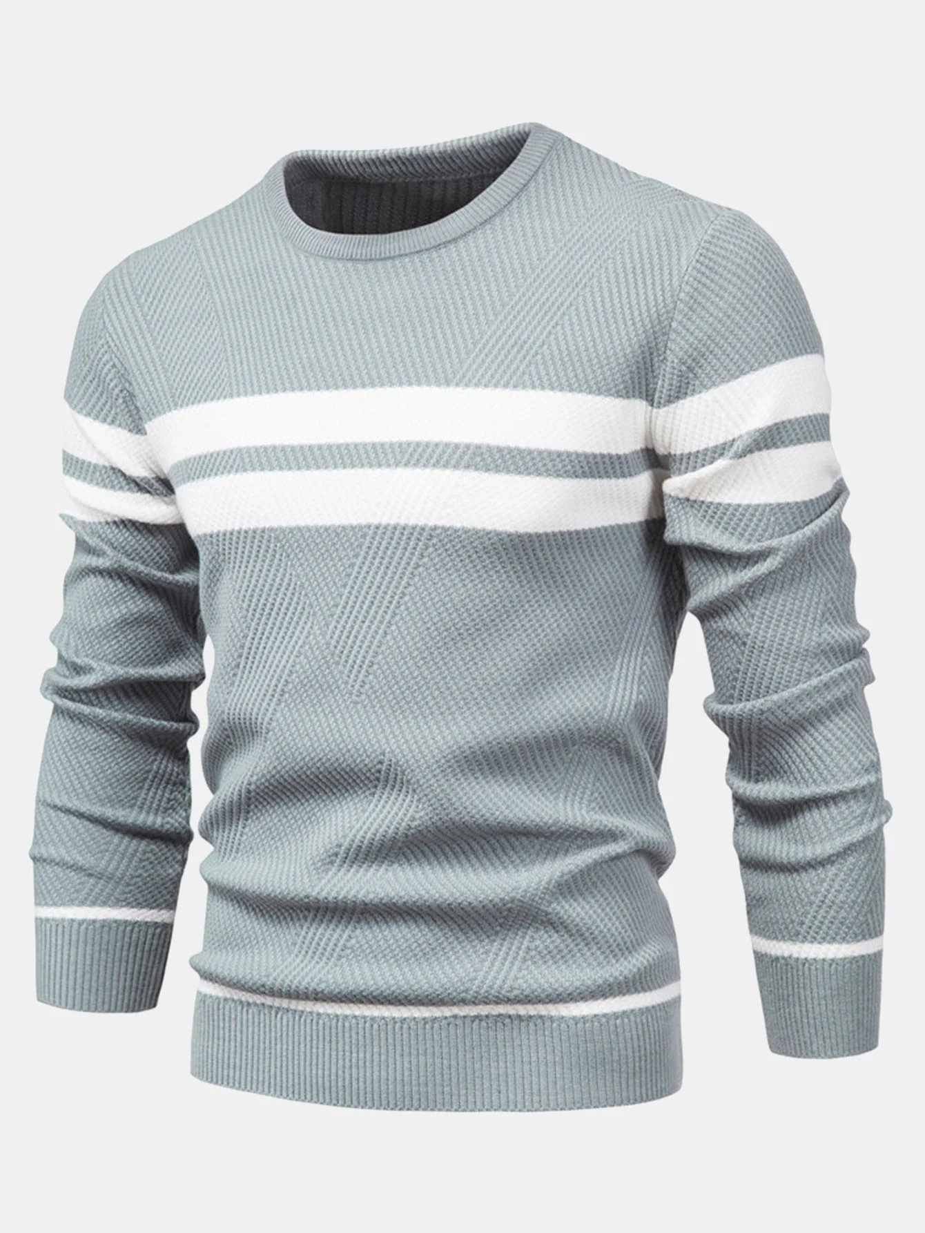 Gordiano® | Stripe Crew Neck Sweater - Image 8