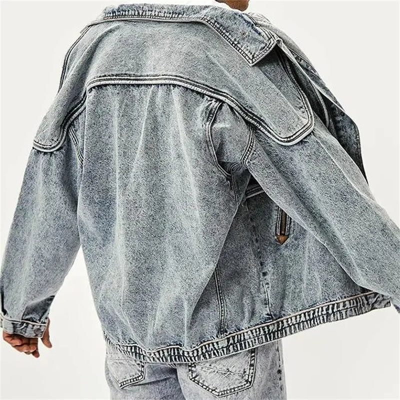 Gordon® | Fashionable Vintage Denim Jacket For Men - Image 3