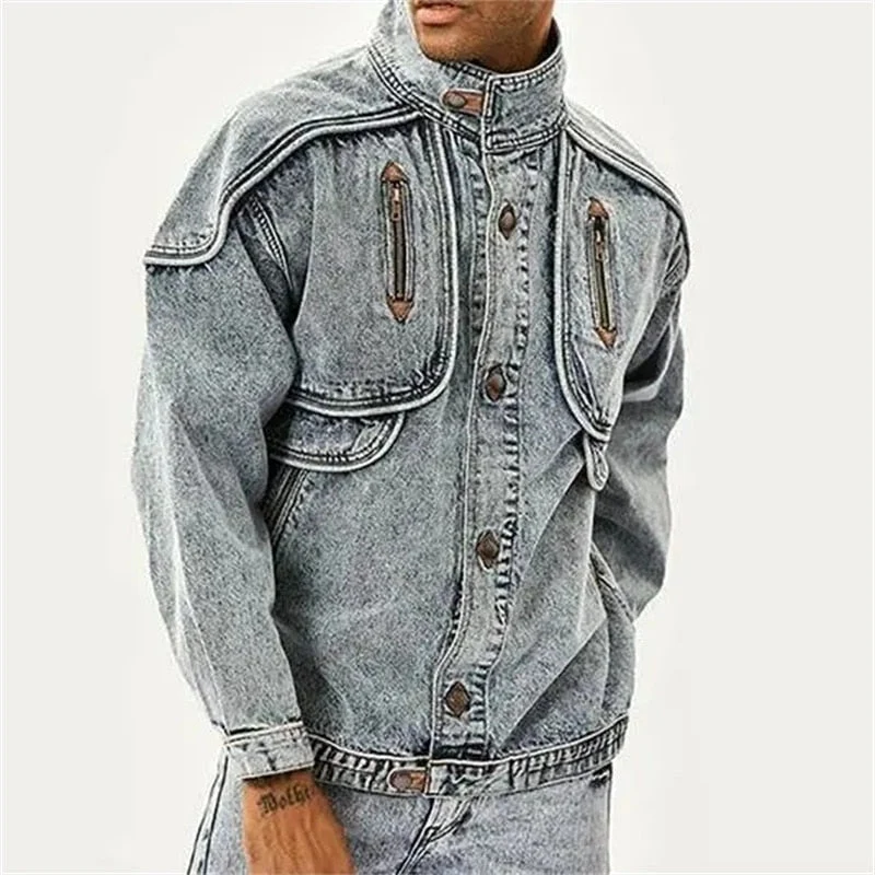 Gordon® | Fashionable Vintage Denim Jacket For Men - Image 4