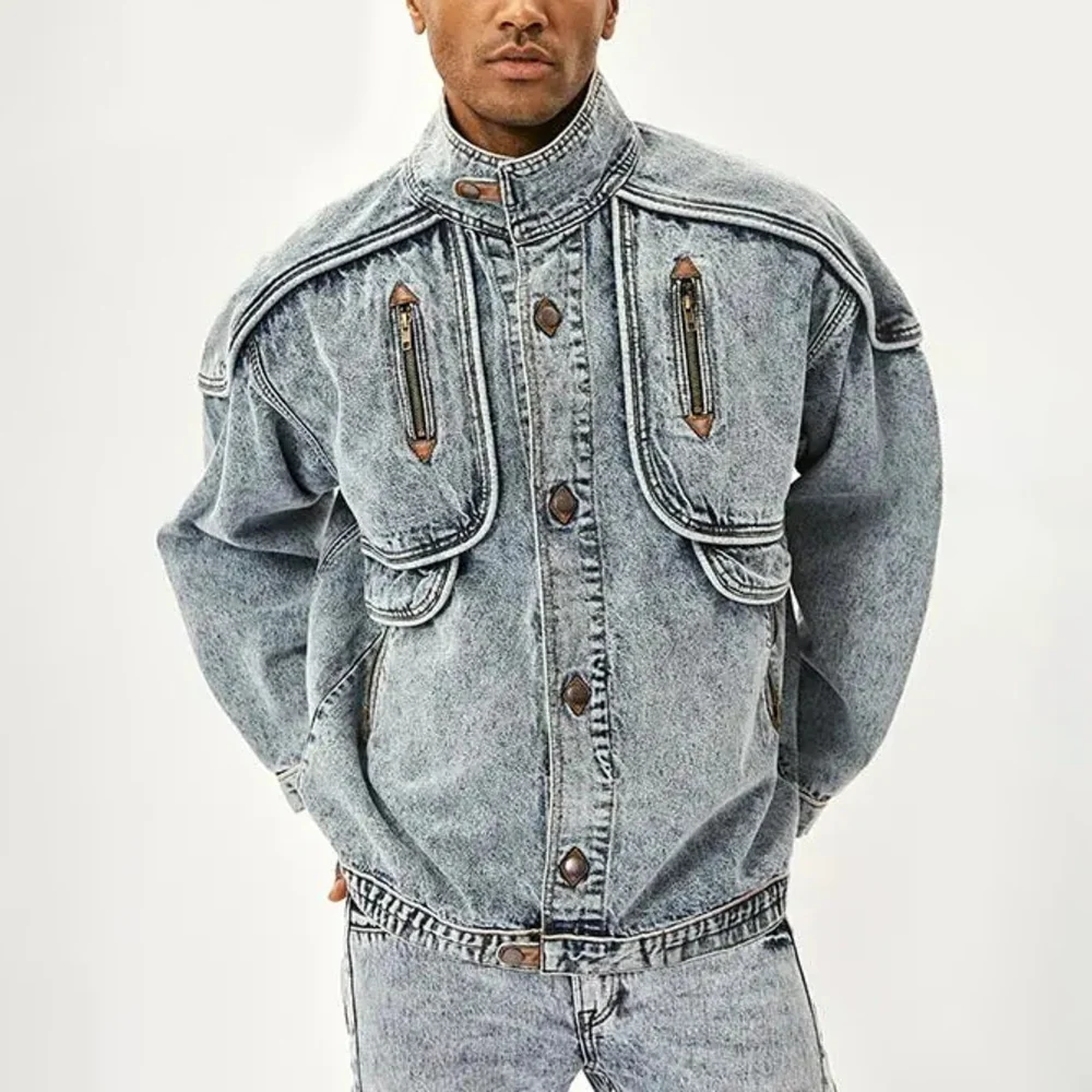 Gordon® | Fashionable Vintage Denim Jacket For Men - Image 5
