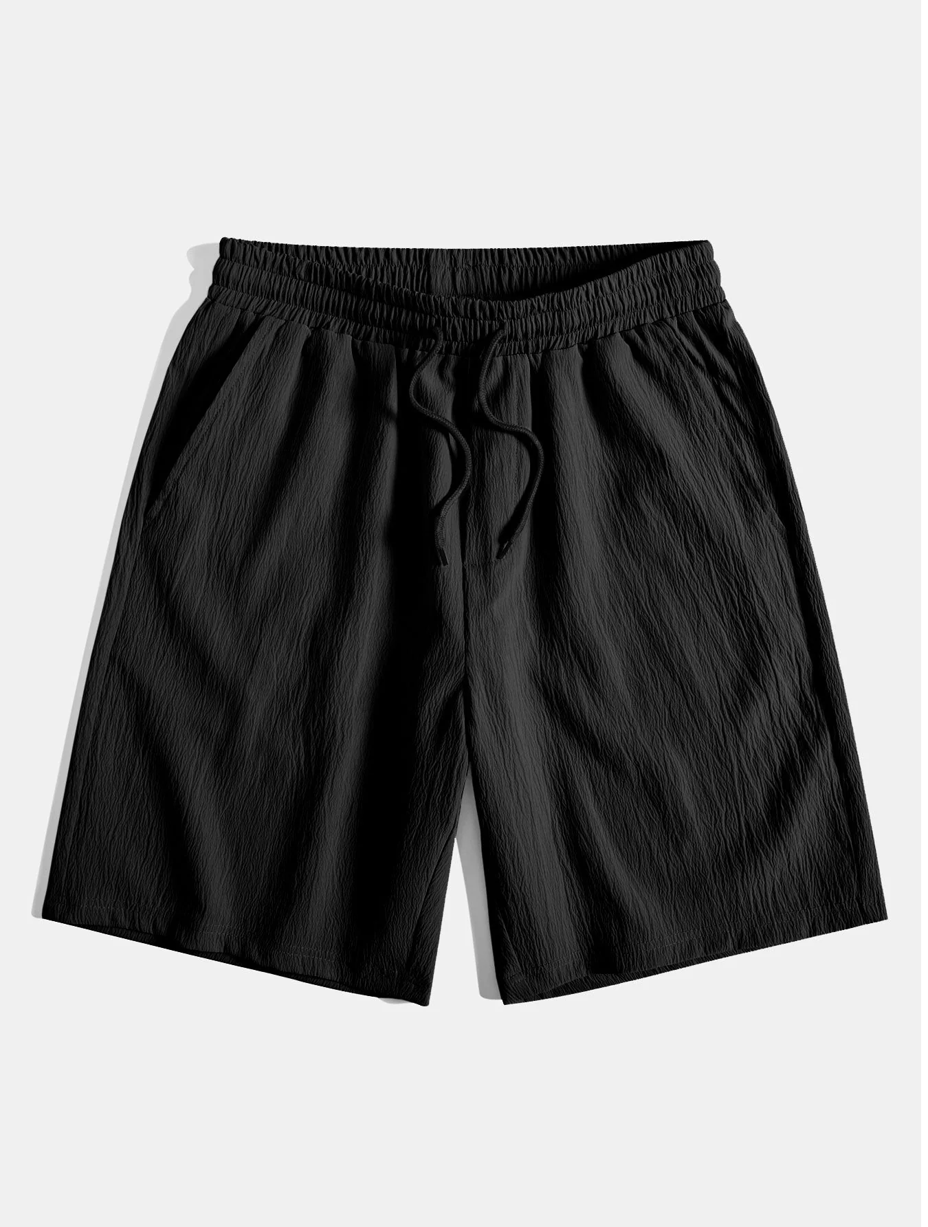 Gordon® | Texture Jacquard Cuban Shirt & Crinkled Textured Drawstring Shorts - Image 13