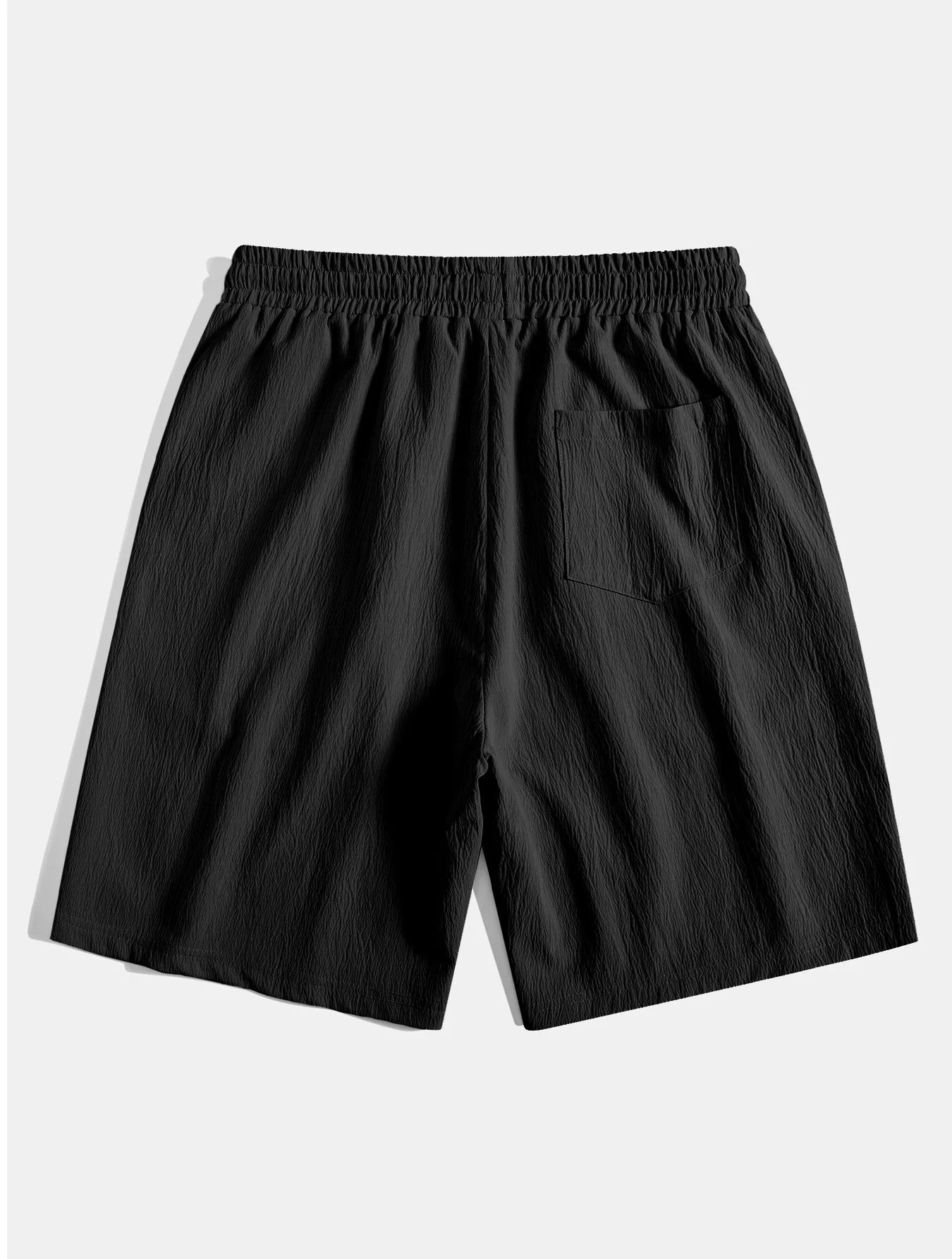 Gordon® | Texture Jacquard Cuban Shirt & Crinkled Textured Drawstring Shorts - Image 14