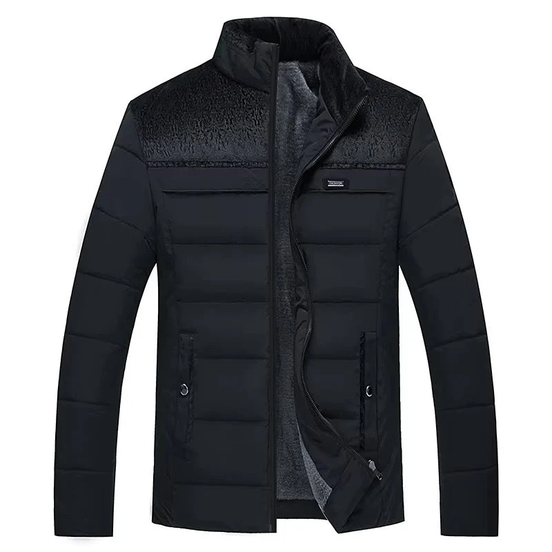 Gorka | Men's insulated puffer jacket with high collar - Image 3