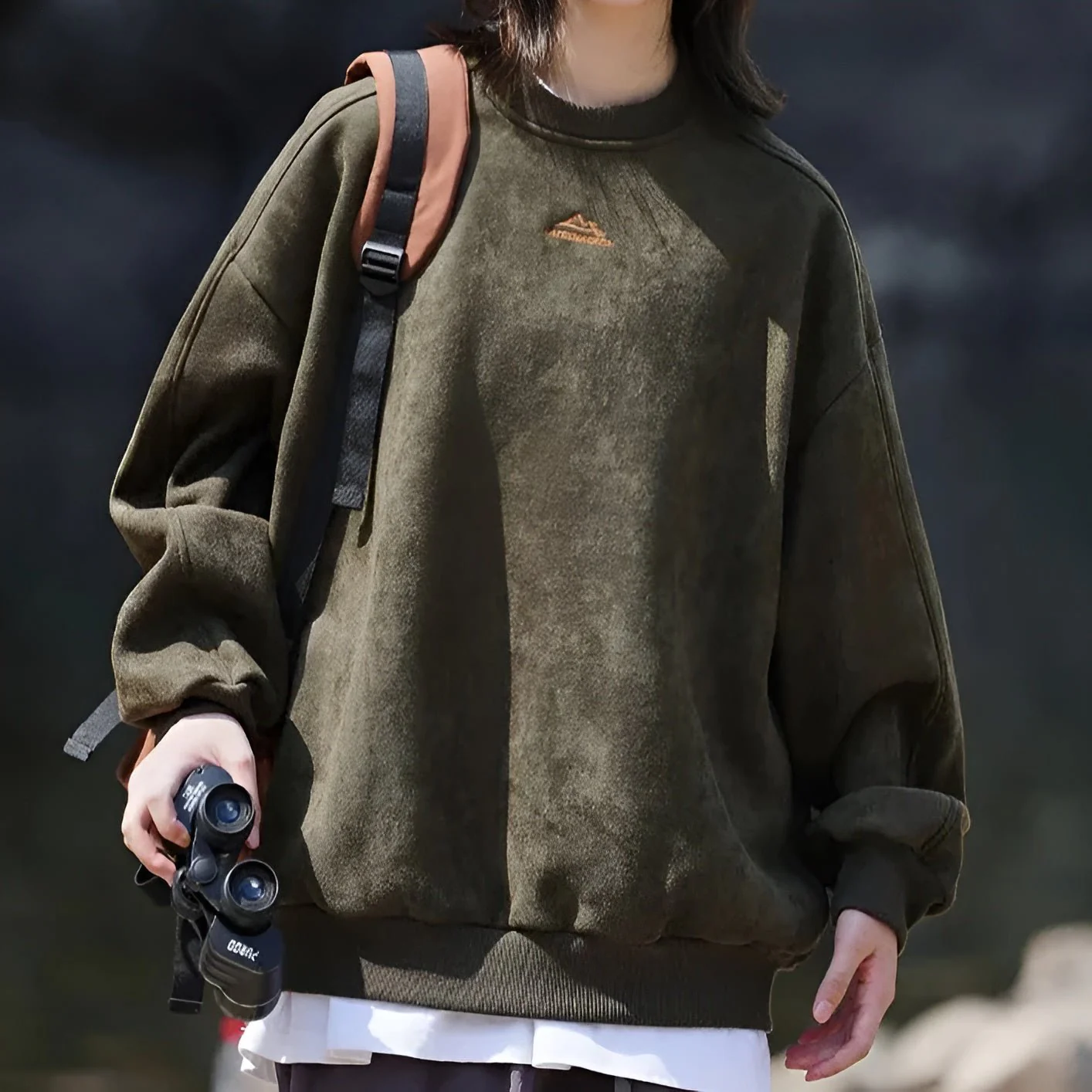 Graham | Modern suede sweater - Image 4