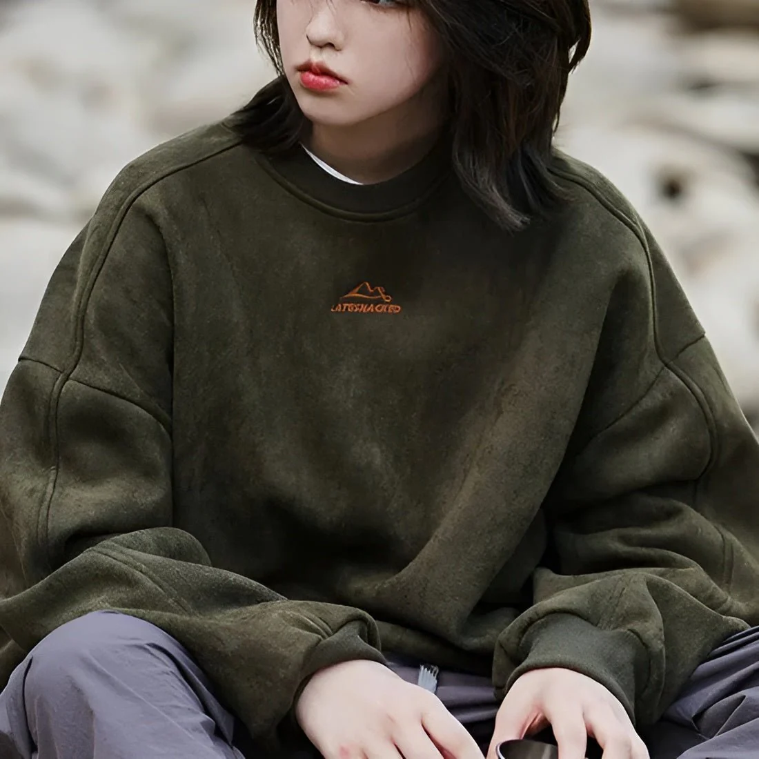 Graham | Modern suede sweater - Image 7